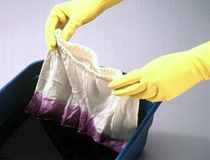 Перчатки для покраски ткани в домашних условиях