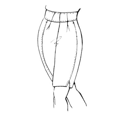 Короткие брюки-шорты с гульфиком